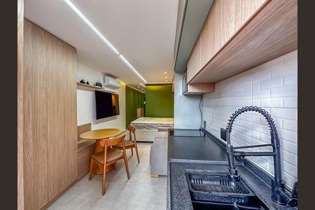 Studio para alugar com 32m², 1 quarto e sem vaga