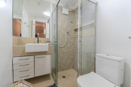 Banheiro de apartamento para alugar com 1 quarto, 40m² em Bela Vista, São Paulo