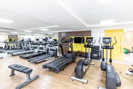 Apartamento à venda com 77m², 2 quartos e 2 vagas Apartamento à venda com 77m², 2 quartos e 2 vagasÁrea comum - Academia