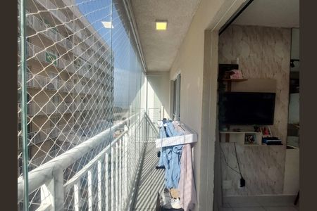 Varanda da Sala de apartamento à venda com 1 quarto, 28m² em Socorro, São Paulo