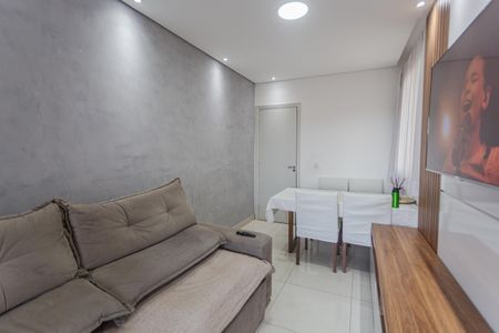 Sala de apartamento para alugar com 3 quartos, 71m² em Santo Andre, Belo Horizonte