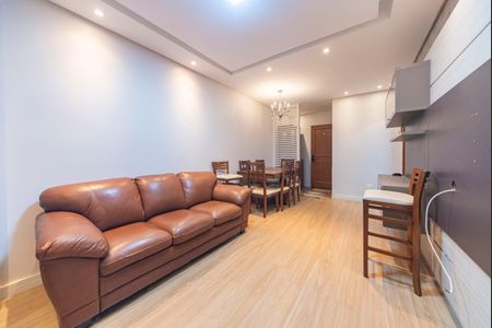 Sala de apartamento para alugar com 3 quartos, 98m² em Vila Floresta, Santo André