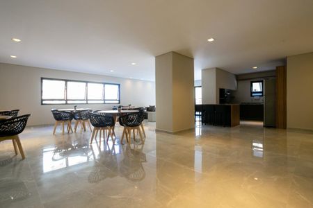 Studio para alugar com 26m², 1 quarto e sem vaga Studio para alugar com 26m², 1 quarto e sem vagaÁrea comum - Salão de festas