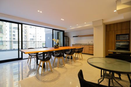 Studio para alugar com 26m², 1 quarto e sem vaga Studio para alugar com 26m², 1 quarto e sem vagaÁrea comum - Espaço gourmet
