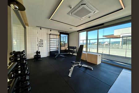 Apartamento para alugar com 39m², 1 quarto e 1 vaga Apartamento para alugar com 39m², 1 quarto e 1 vagaÁrea comum - Academia