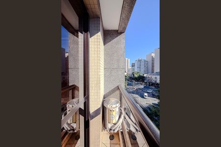 Varanda da Sala de kitnet/studio à venda com 1 quarto, 33m² em Vila Mariana, São Paulo