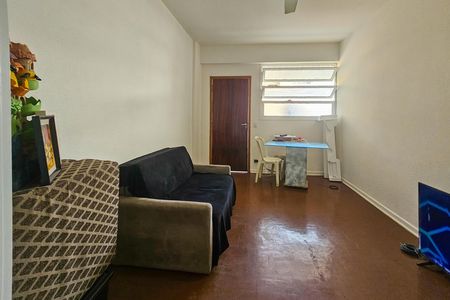 Sala de apartamento para alugar com 1 quarto, 65m² em Barra Funda, Guarujá