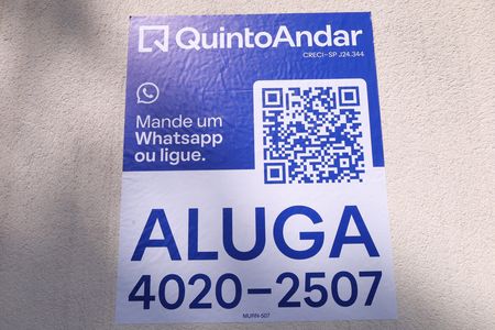 Apartamento para alugar com 32m², 2 quartos e sem vagaPlaca instalada na fachada do condomínio - Código da placa: MURN-507