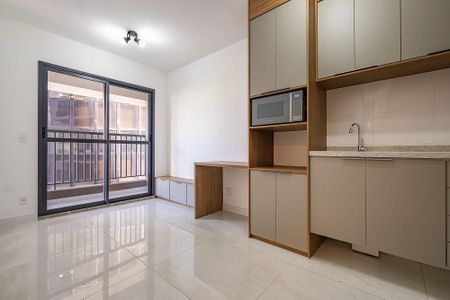 Sala/Cozinha de apartamento para alugar com 1 quarto, 27m² em Pinheiros, São Paulo