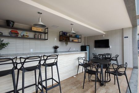 Apartamento à venda com 62m², 2 quartos e 1 vagaÁrea gourmet