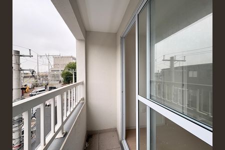 Varanda da Sala de apartamento para alugar com 1 quarto, 24m² em Vila Arcadia, São Paulo