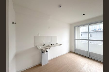 Sala/ Cozinha  de apartamento para alugar com 1 quarto, 24m² em Vila Arcadia, São Paulo