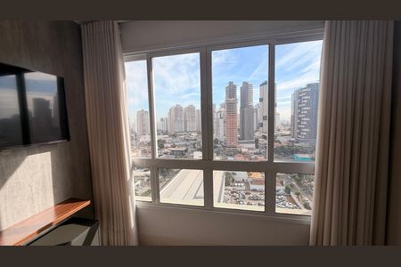 Vista da Sala de apartamento para alugar com 2 quartos, 67m² em Setor Bueno, Goiânia
