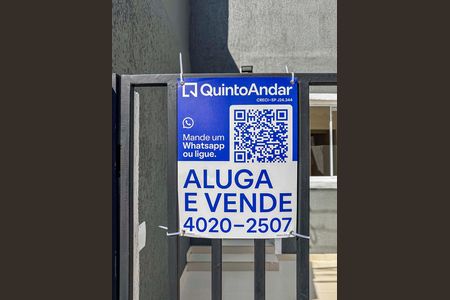 Casa para alugar com 90m², 2 quartos e 1 vaga Casa para alugar com 90m², 2 quartos e 1 vagaPlaca Instalada na Fachada