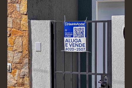 Casa para alugar com 90m², 2 quartos e 1 vaga Casa para alugar com 90m², 2 quartos e 1 vagaPlaca Instalada na Fachada
