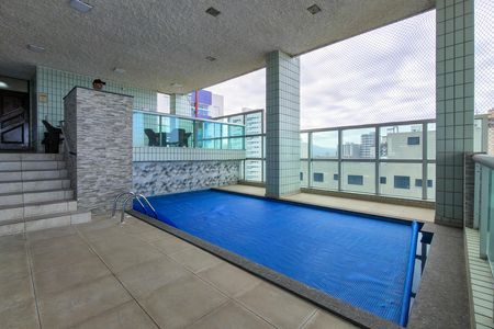 Área comum - Piscina de apartamento para alugar com 2 quartos, 72m² em Maracanã, Praia Grande
