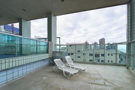 Área comum - Piscina de apartamento para alugar com 2 quartos, 72m² em Maracanã, Praia Grande