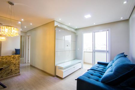 Sala de apartamento para alugar com 2 quartos, 70m² em Vila Humaita, Santo André