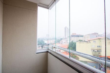 Varanda da sala de apartamento para alugar com 2 quartos, 70m² em Vila Humaita, Santo André