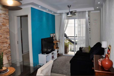Detalhe - Sala e Sala de Jantar de apartamento para alugar com 2 quartos, 47m² em Vila Cruz das Almas, São Paulo