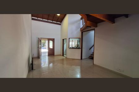 Sala de casa de condomínio para alugar com 3 quartos, 180m² em Bonfim Paulista, Ribeirão Preto