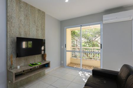 Sala de apartamento para alugar com 1 quarto, 26m² em Panamby, São Paulo