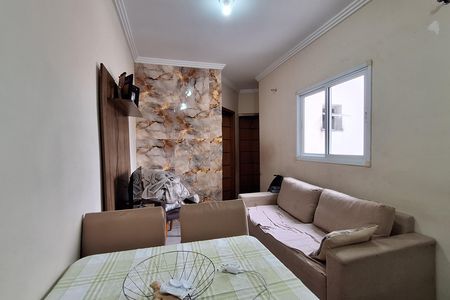 Sala de apartamento à venda com 2 quartos, 80m² em Parque Capuava, Santo André