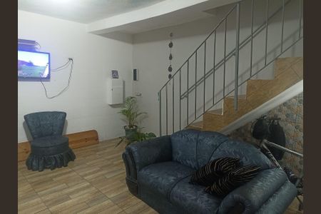 Sala de casa à venda com 2 quartos, 110m² em Jardim Silvana, Santo André