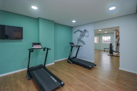 Apartamento à venda com 43m², 2 quartos e 1 vaga Apartamento à venda com 43m², 2 quartos e 1 vagaÁrea comum - Academia