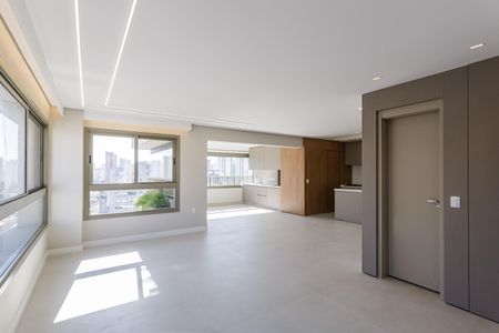 Sala de apartamento para alugar com 3 quartos, 145m² em Indianópolis, São Paulo