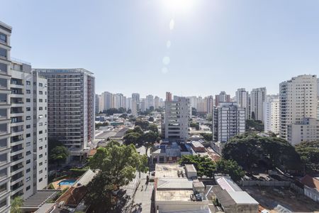 Vista de apartamento para alugar com 3 quartos, 145m² em Indianópolis, São Paulo