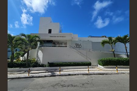 Apartamento para alugar com 80m², 1 quarto e 1 vagaFachada e portaria
