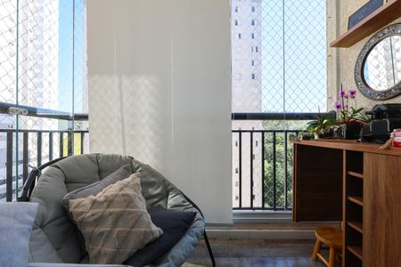 Varanda da Sala de apartamento para alugar com 2 quartos, 50m² em Jardim Caboré, São Paulo