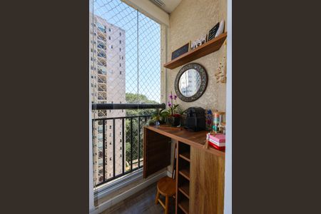 Varanda da Sala de apartamento para alugar com 2 quartos, 50m² em Jardim Caboré, São Paulo