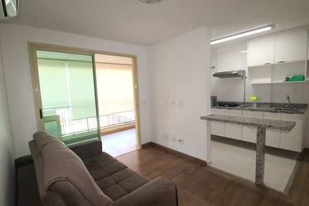 Sala / Cozinha de apartamento para alugar com 1 quarto, 45m² em Santana, São Paulo