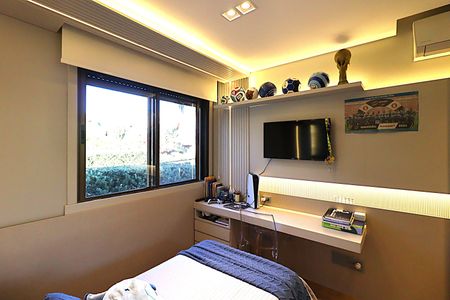 Apartamento à venda com 124m², 3 quartos e 2 vagasQuarto 3