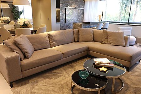 Apartamento à venda com 124m², 3 quartos e 2 vagasSala - estofados