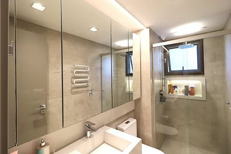 Apartamento à venda com 124m², 3 quartos e 2 vagasBanheiro  social