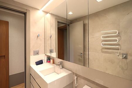 Apartamento à venda com 124m², 3 quartos e 2 vagasBanheiro  social
