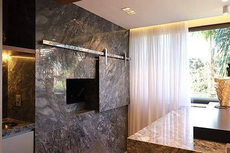 Apartamento à venda com 124m², 3 quartos e 2 vagasSala - Churrasqueira