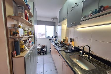 Cozinha de apartamento para alugar com 2 quartos, 45m² em Parque Sarapuí, Duque de Caxias