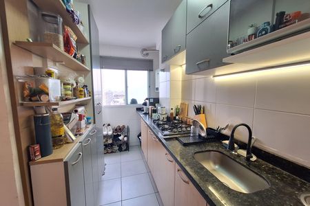 Cozinha de apartamento para alugar com 2 quartos, 45m² em Parque Sarapuí, Duque de Caxias