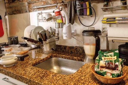 Apartamento à venda com 65m², 2 quartos e sem vagaCozinha