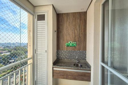 Varanda da Sala  de apartamento à venda com 3 quartos, 80m² em Ponte Preta, Campinas