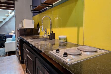 Studio para alugar com 38m², 1 quarto e sem vaga Studio para alugar com 38m², 1 quarto e sem vagaCozinha