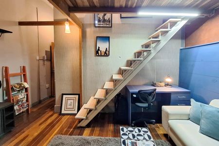 Studio para alugar com 38m², 1 quarto e sem vaga Studio para alugar com 38m², 1 quarto e sem vagaSala