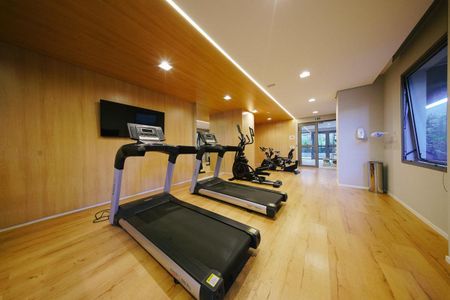 Apartamento para alugar com 29m², 1 quarto e sem vaga Apartamento para alugar com 29m², 1 quarto e sem vagaÁrea comum - Academia