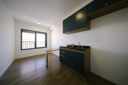 Sala/Cozinha de apartamento para alugar com 1 quarto, 29m² em Vila Guilhermina, São Paulo