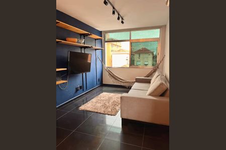 Sala de apartamento para alugar com 2 quartos, 80m² em Embaré, Santos