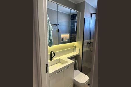 Apartamento à venda com 40m², 1 quarto e sem vaga Apartamento à venda com 40m², 1 quarto e sem vagaBanheiro